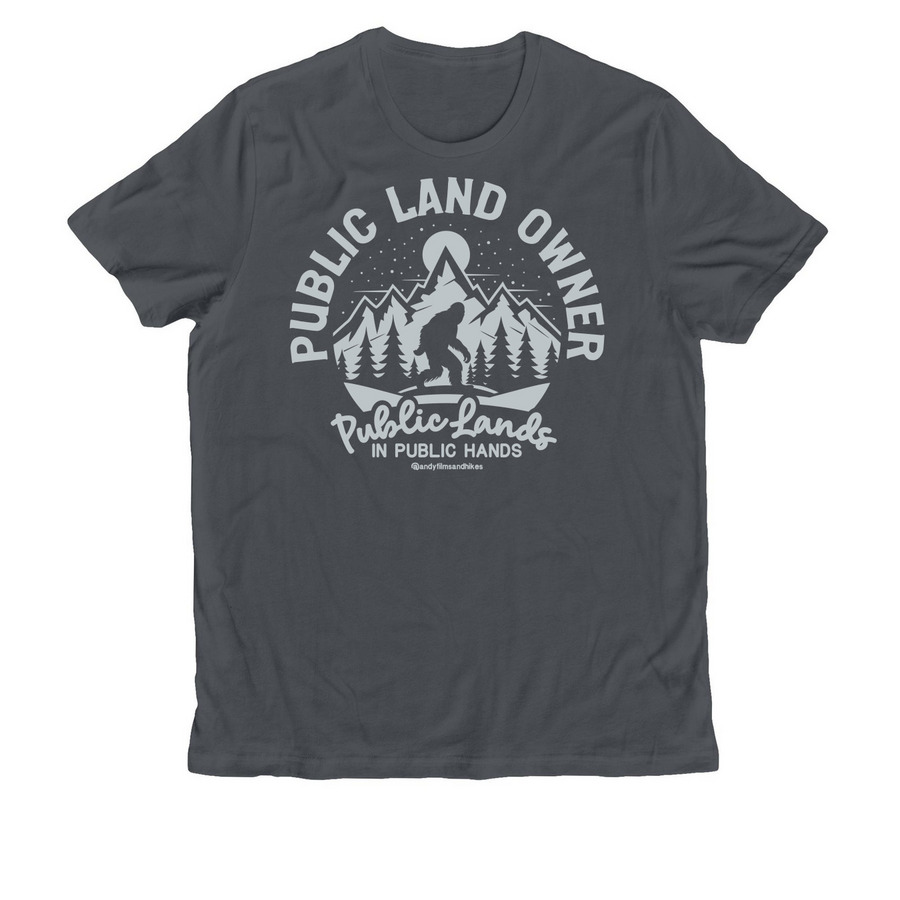 Public Land Owner, a Terrain Grey Allmade Organic Cotton Unisex Tee