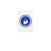 Yard Flag, a White 12" x 18" Yard Flag