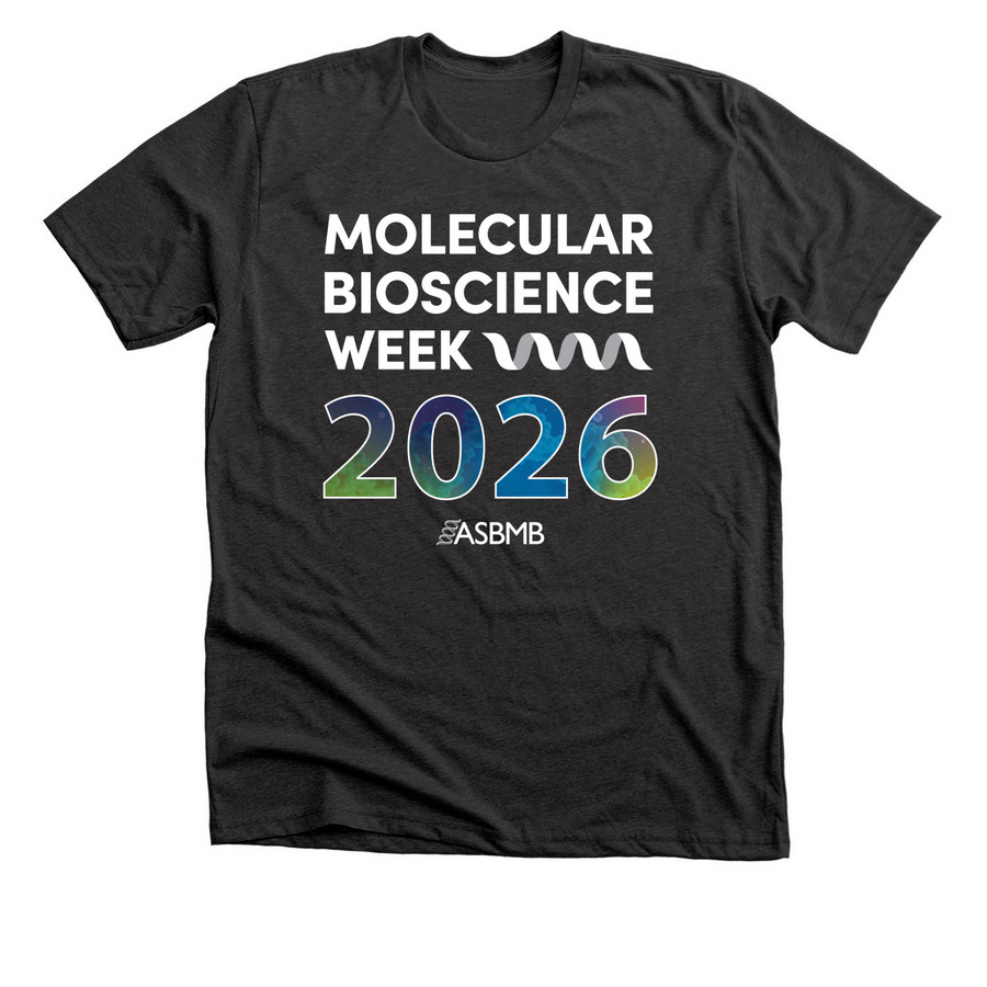 ASBMB Molecular Bioscience Week 2026, a Dark Grey Heather Premium Unisex Tee