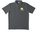 Polo with Logo, a Iron Grey Unisex Performance Polo