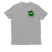 CYGC Front and Back Print Green Logo, a Granite Grey Heather Allmade Organic Cotton Unisex Tee