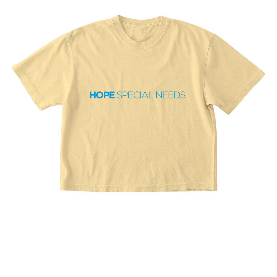 Special Needs Volunteer Shirts 2, a Butter Comfort Colors Boxy Tee