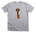 Rusted Keys, a Athletic Heather Premium Unisex Tee