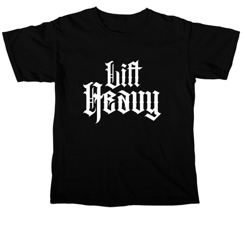 Hot People Lift Heavy, a Black Comfort Colors Unisex Tee