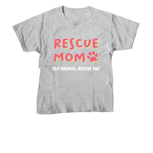 rescue mom tank, a Sport Grey Youth Unisex Tee