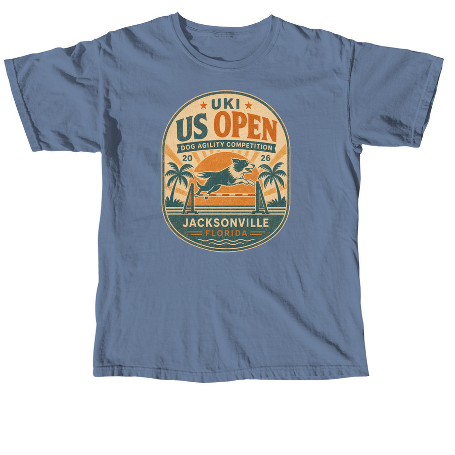 US Open, a Blue Jean Comfort Colors Unisex Tee