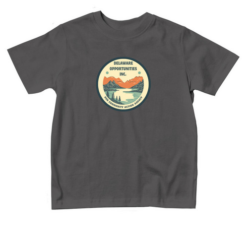 Toddler-DO Mountains, a Charcoal Toddler Tee