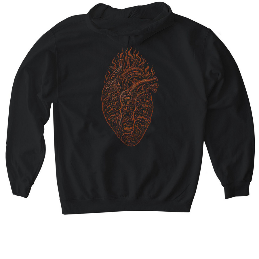 Emmaus Hoodies, a Black Gildan Softstyle Pullover Hoodie (back-view)