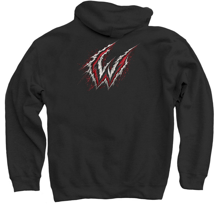 LMS FOOTBALL&nbsp;, a Black Pullover Hoodie (back-view)