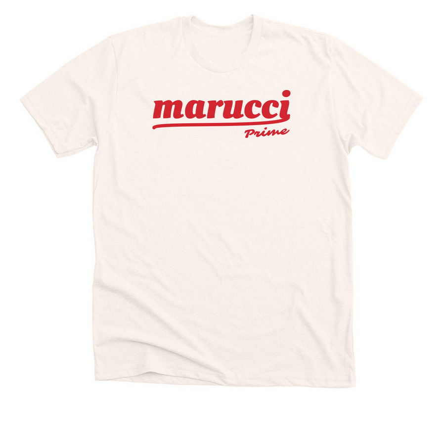 Mprime2, a Heather Natural Premium Unisex Tee
