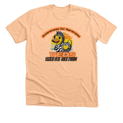 2025 Adventuresinlove4Andie Memorial Event, a Heather Peach Premium Unisex Tee