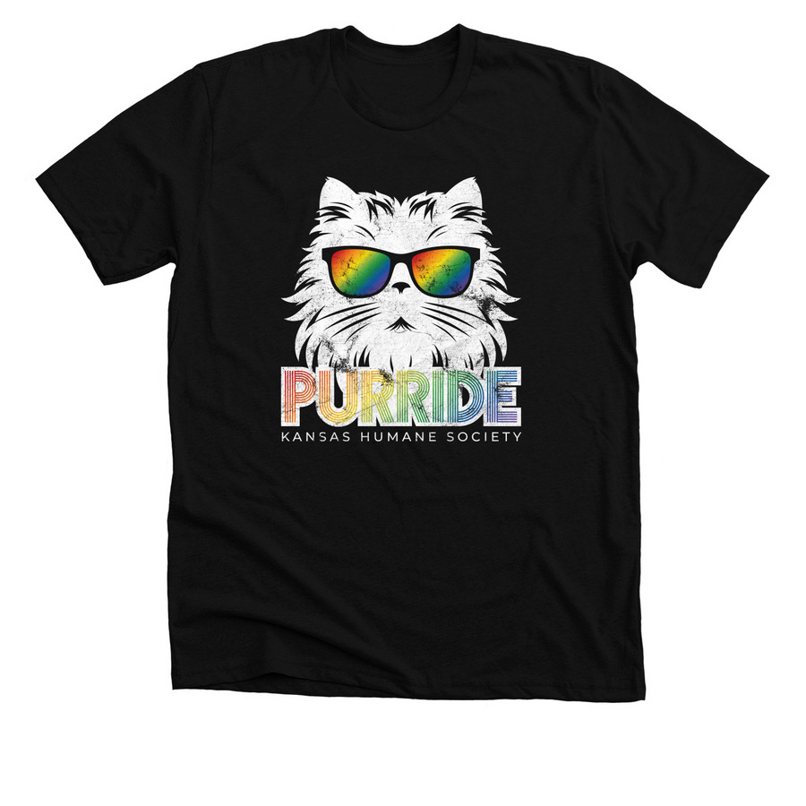 Purride, a Solid Black Blend Premium Unisex Tee