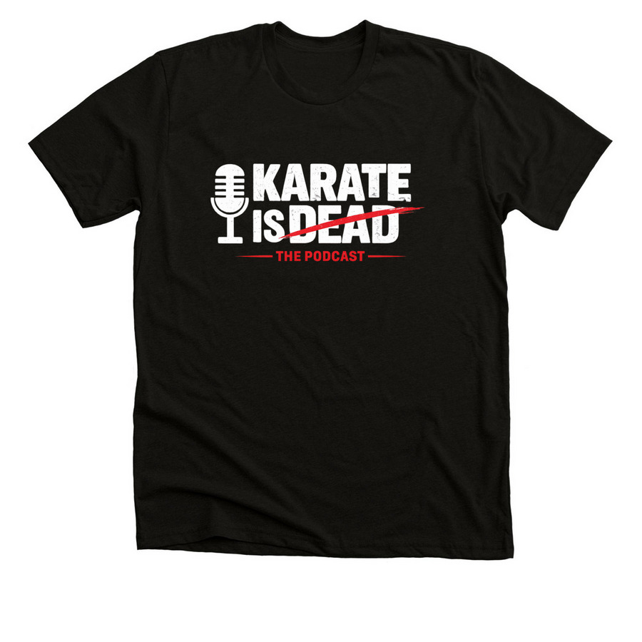 KARATE IS DEAD, a Solid Black Blend Premium Unisex Tee