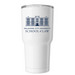 OCU Law Tumbler, a White Insulated Tumbler