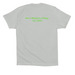 Unwind., a Silver Premium Cotton Tee (back-view)