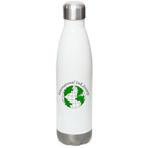 IOS Water Bottle, a White Stainless Steel Water Bottle