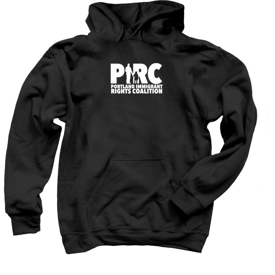 PIRC Hoodie, a Black Pullover Hoodie