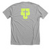 JESUS, a Athletic Heather Premium Unisex Tee (back-view)