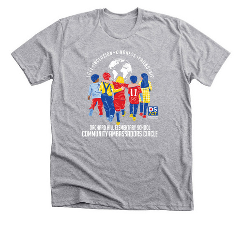 &nbsp;Community Ambassadors Circle, a Athletic Heather Premium Unisex Tee
