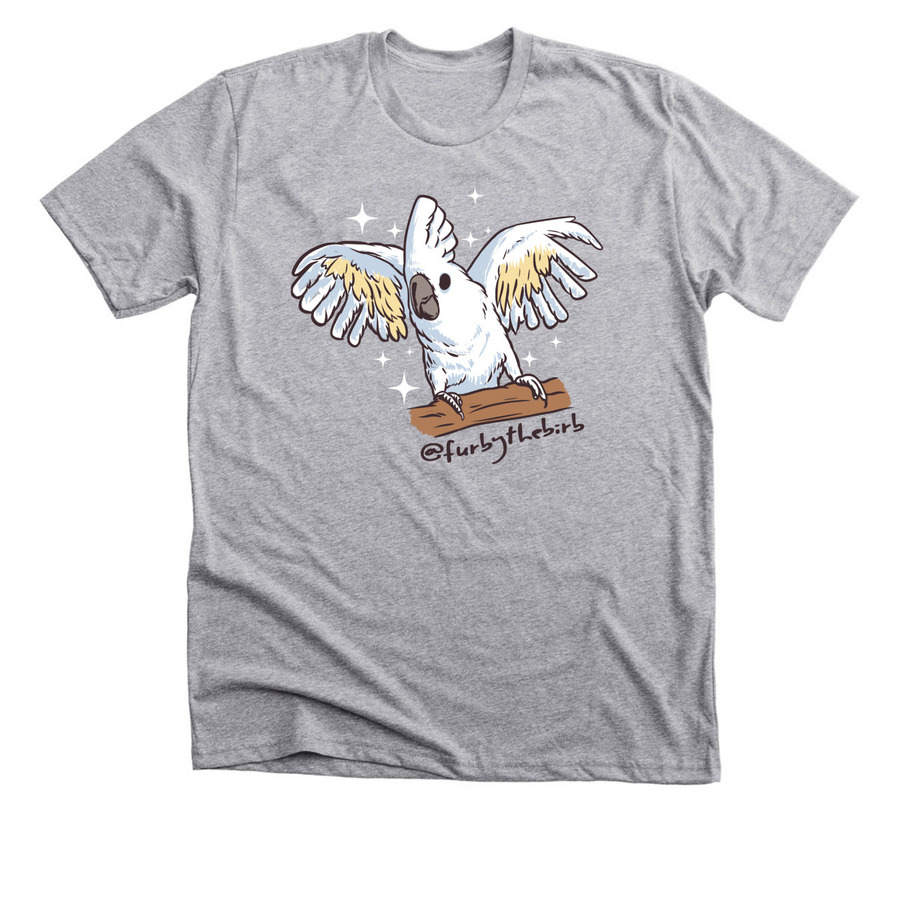 Furby The Birb, a Athletic Heather Premium Unisex Tee