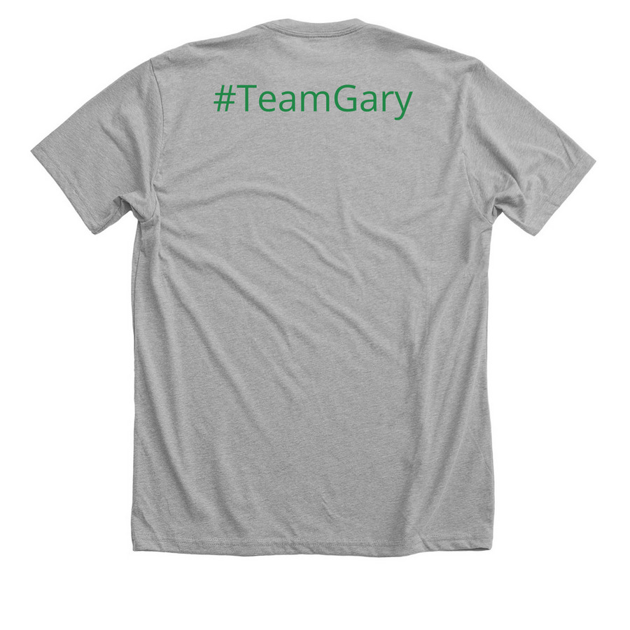 Team Gary, a Athletic Heather Premium Unisex Tee (back-view)