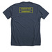I Love Philly Parks shirt, a Heather Midnight Navy Premium Unisex Tee (back-view)