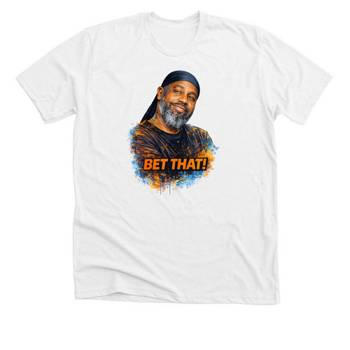 Bet That!, a Solid White Blend Premium Unisex Tee