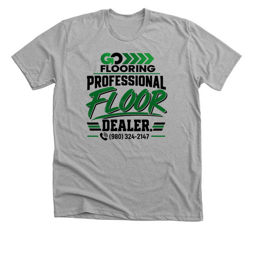 Floors dealer, a Athletic Heather Premium Unisex Tee