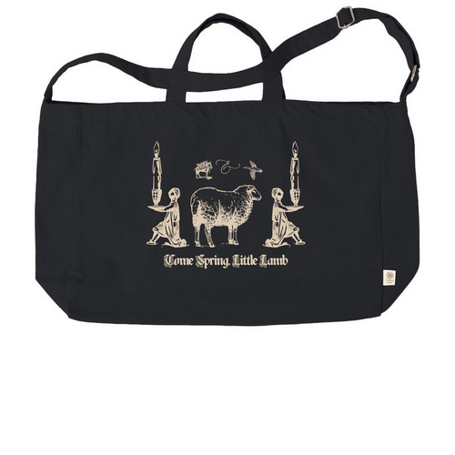 M&TM - CREAM/BLACK Tote Bag, a Black Reclaimist G2G Tote Bag