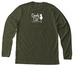 Spooky Crash, a Heather Military Green Premium Long Sleeve Tee (back-view)