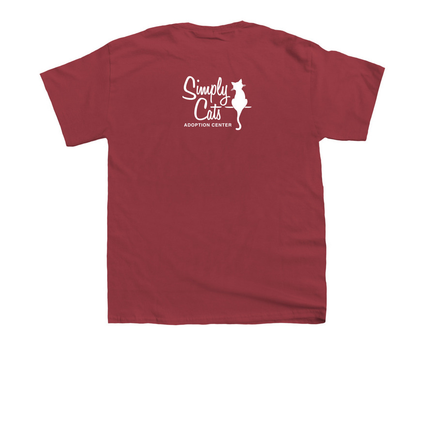 Spooky Crash, a Cardinal Red Youth Unisex Tee (back-view)