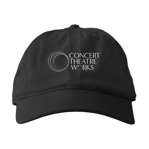 Concert Theatre Works Hats, a Black Printed Eco Baseball Cap
