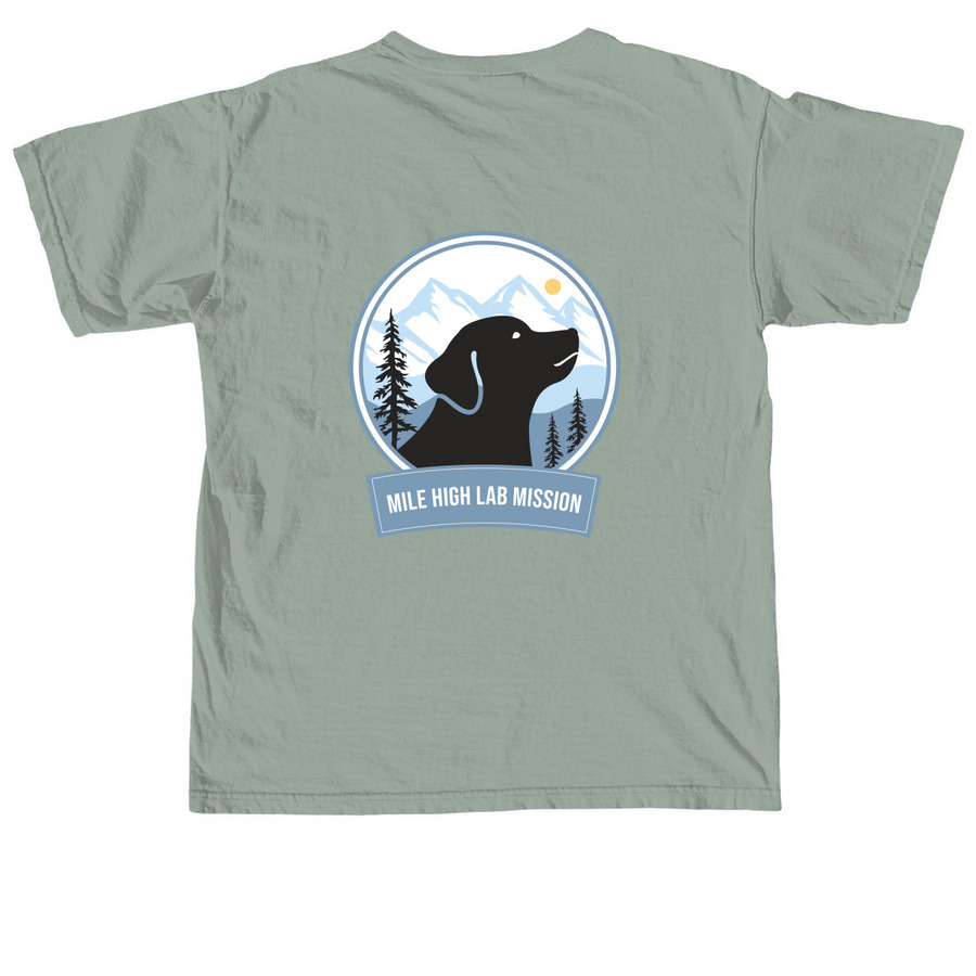 "Don't Stop Retrieving" MHLM Shirts & Tanks, a Bay Comfort Colors Unisex Tee (back-view)