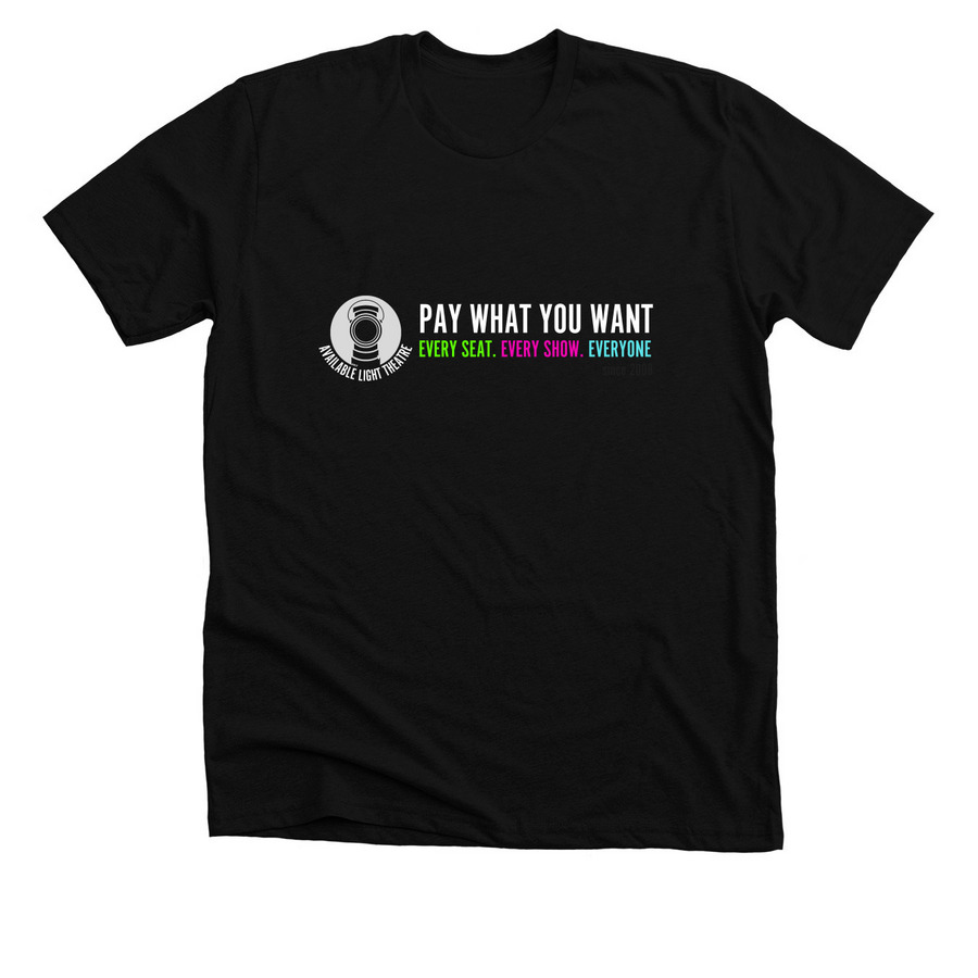 Every Seat Tees & Hoodies - Dark, a Solid Black Blend Premium Unisex Tee