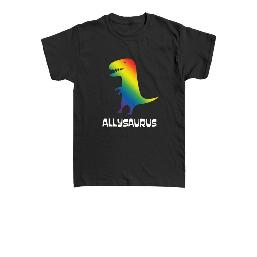 Allysaurus Toddler Tee, a Black Toddler Tee