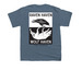 Wolf (Raven) Haven, a Indigo Youth Unisex Tee (back-view)