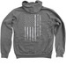 Proud Veteran - 2025 Apparel Collection, a Deep Heather Zip Up Hoodie (back-view)