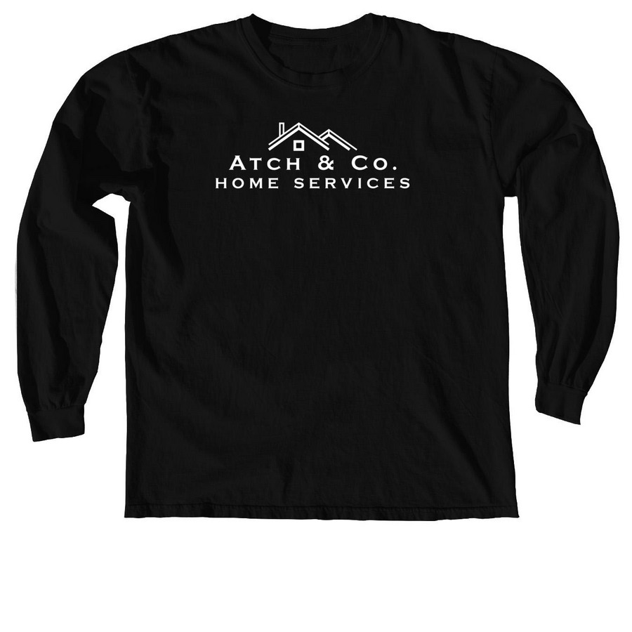 Atch & Co., a Black Comfort Colors Long Sleeve Tee