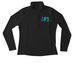 Women's Logo Quarter Zip, a Black Women's Performance Quarter Zip Pullover