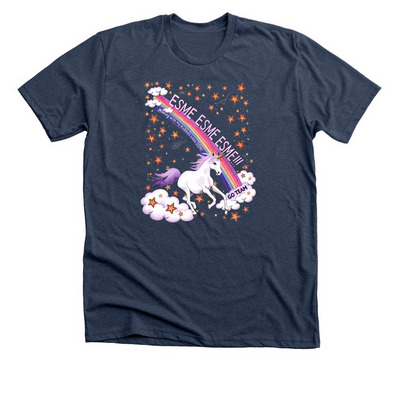 Team Esme Esme Esme!!!, a Heather Navy Premium Unisex Tee