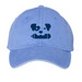 Detroit Hearts & Hounds Hat, a Periwinkle Printed Pigment Dye Baseball Cap