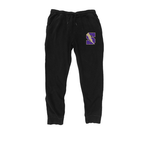 Sayville Classic, a Black Midweight Fleece Joggers