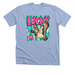 lucky duck, a Heather Baby Blue Premium Unisex Tee