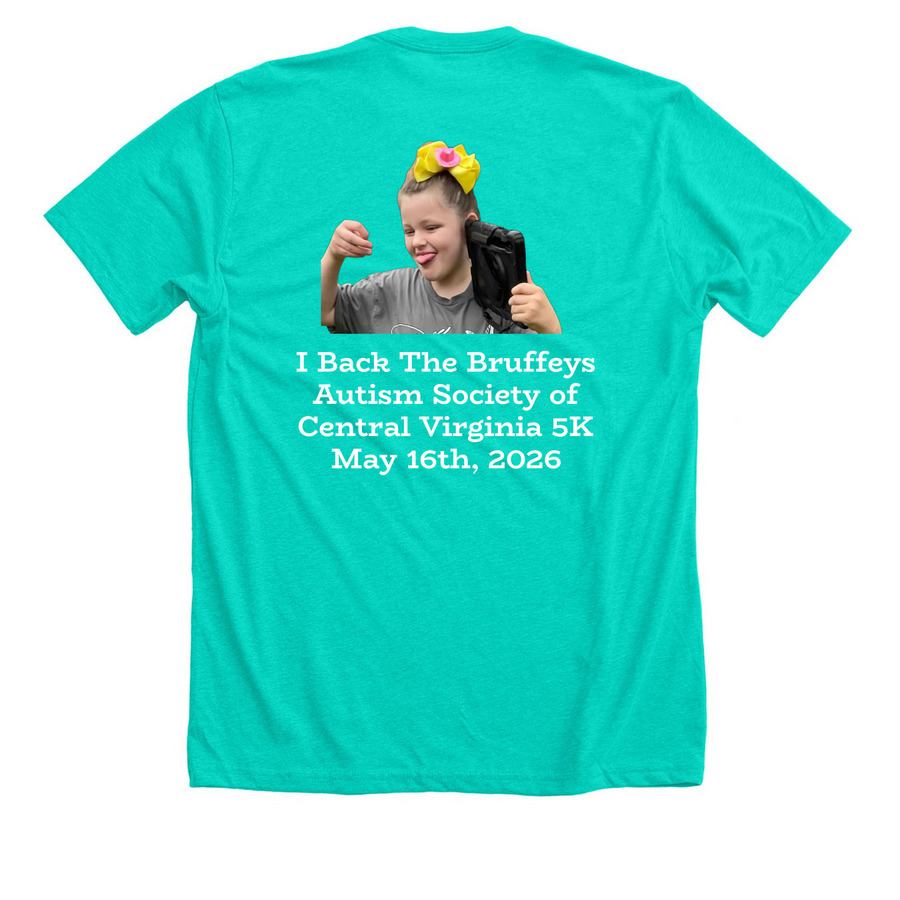 I Beg Your Parton 2026, a Heather Sea Green Premium Unisex Tee (back-view)