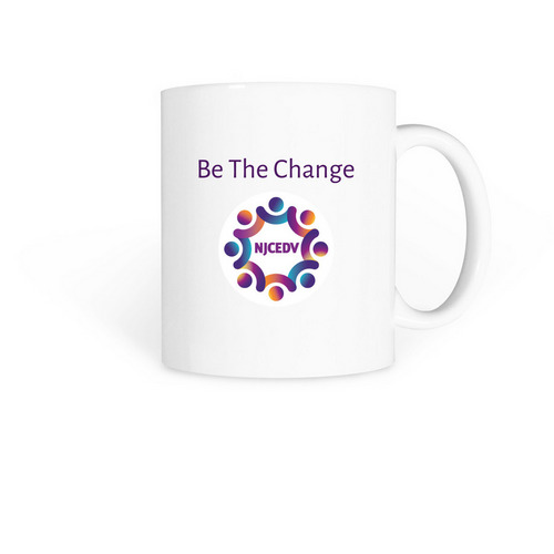 Be the Change, a White Coffee Mug