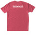 "Accountability Cult Dropout" (WHITE), a Vintage Red Triblend Unisex Tee (back-view)