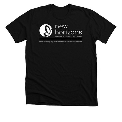 Stand Up. Speak Out. Wear Hope., a Solid Black Blend Premium Unisex Tee