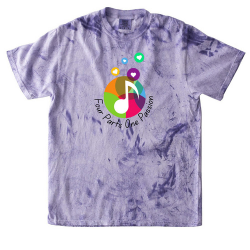 Four Parts One Passion, a Amethyst Comfort Colors Colorblast Tee