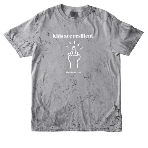 Kids are Resilient&nbsp;, a Smoke Comfort Colors Colorblast Tee