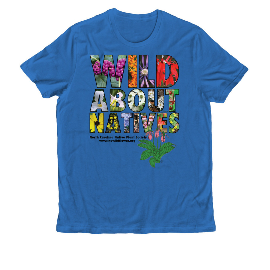 Wild About Natives, a Beacon Blue Allmade Organic Cotton Unisex Tee
